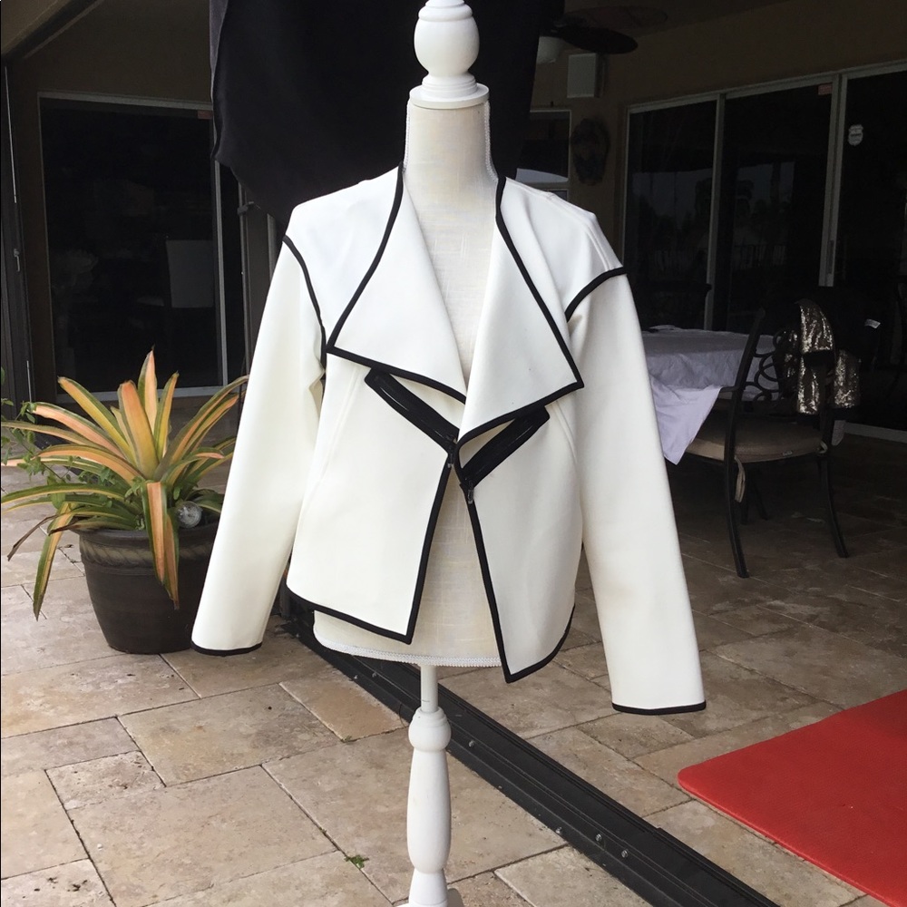 White Gabardine Jacket Great Condition